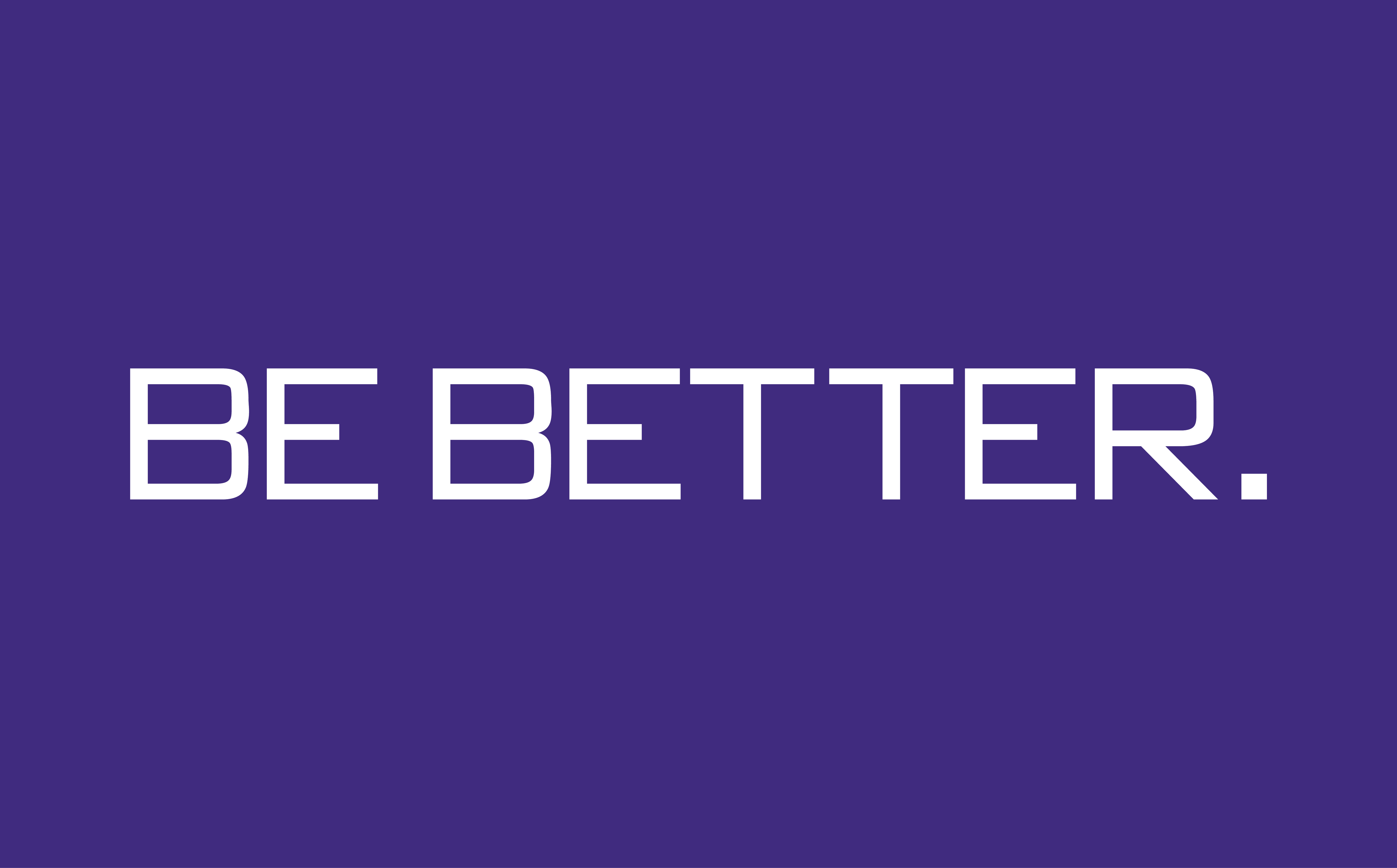 Be Better brand graphic